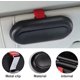 thumbnail image 4 of estuche negro para gafas de coche, soporte retráctil para gafas de sol con visera, estuche multifuncional para gafas con visera de coche con ranura para tarjeta de crédito, 4 of 5