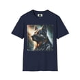 thumbnail image 4 of German Shepherd Robotic Dog Unisex Softstyle T-Shirt, 4 of 10