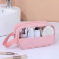 thumbnail image 4 of LCXmlly Portable Storage Bag Large Capacity Waterproof Portable Toiletry Makeup Pouch Organizer Clear PVC Travel Pouch with Zipper Handle, 4 of 9