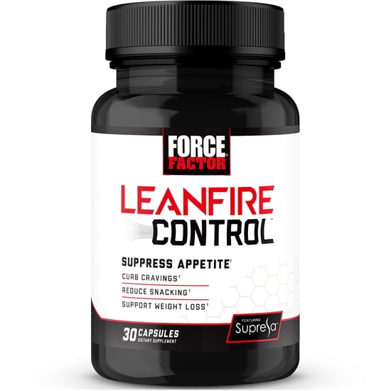Force Factor LeanFire Control Appetite Suppressant for Weight Loss with B12 Vitamins, Green Tea Extract, & Garcinia Cambogia to Curb Cravings, Reduce Snacking, & Increase Energy, 30 Capsules