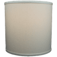 thumbnail image 3 of Fenchel Shades | 10.5" Top Diameter x 10.5" Bottom Diameter x 10.5 Height, (Washer/Spider Attachment) Drum Lamp Shade - (Linen Beige Homespun), 3 of 5