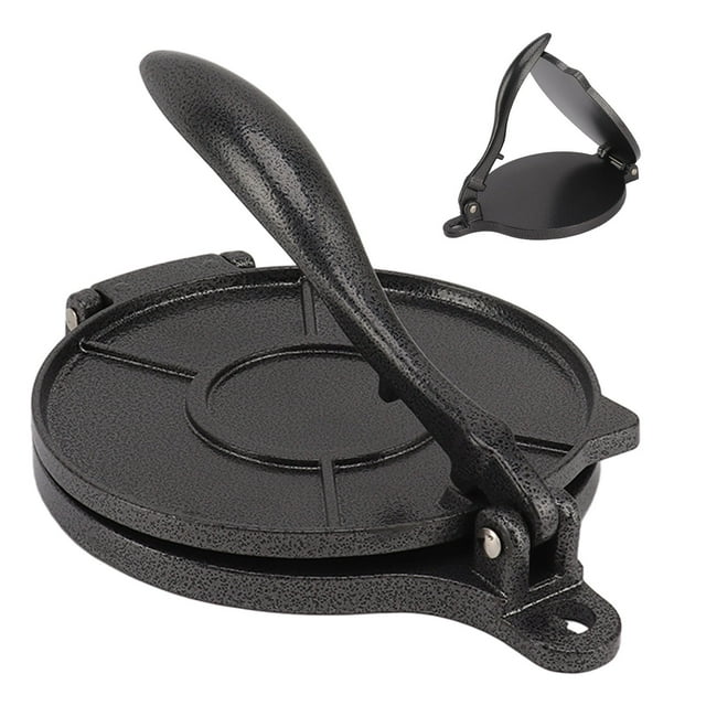 Presse Manuelle pour Tortillas, Presse à Tortillas et Roti en Alliage d'Aluminium, Conception Multifonctionnelle, Presse à Pâte Qui Rend Rapidement et Facilement de Délicieuses Tortillas pour Dosa, Tawa, Tamale, Pizza, Tarte, Galette