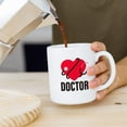 thumbnail image 5 of Funny Doctor Gift Coffee Mug, Doctor Appreciation Thank You Gift Christmas Birthday Retirement Gift for Dr Cardiologist Medical Student Graduation Gift, 11oz, 5 of 5