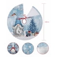 thumbnail image 7 of Blue Gnomes Christmas Christmas Tree Skirt 48 Inches Large Christmas Skirt Tree, Xmas Tree Birds Winter Snowflake Tree Skirt Christmas Decorations for Fireplace Party Holidays Indoor Outdoor, 7 of 7