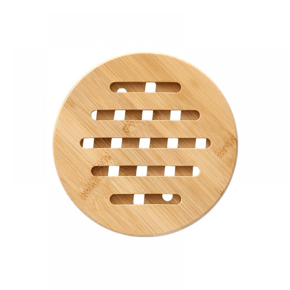Thick Bamboo Insulation Mat, Bamboo Trivet Mat Bamboo Hot Pads Trivet