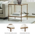 thumbnail image 2 of Signature Design by Ashley Casual Ryandale Accent Table  Antique Brass Finish, 2 of 7