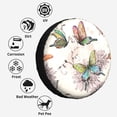 thumbnail image 6 of Kdxio Flying Butterflies for Tire Cover Wheel Protectors Tyre Covers Weatherproof Wheel Covers Universal Fit for Trailer Rv SUV Truck Camper Travel Trailers 15 inch, 6 of 8