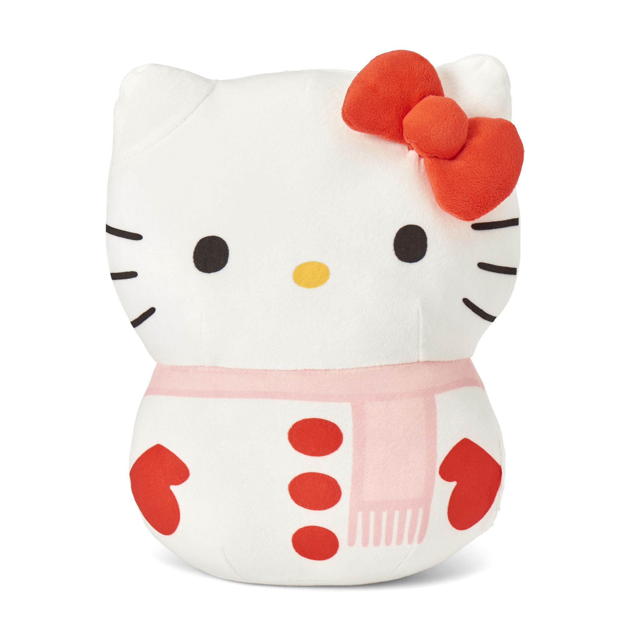 Hello Kitty Snow Merry 11 inch Character Hugger and 40 x 50 inch Throw Blanket Set