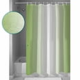 thumbnail image 4 of Dark Sea Green Ombre Waterproof Fabric Shower Curtain, Modern Gradient Abstract Art Shower Curtain for Bathroom Curtains Bathtubs Hotel Washable Shower Curtains with 12 Hooks Small 36x78in, 4 of 6