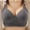 Dark Gray bras, variant on Push up Bras for Women Plus Size Full Coverage Compression Underwire Bra Everyday Ladies Elder Comfy Breathable Bralettes