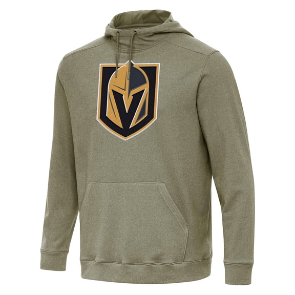 Men's Antigua Olive Vegas Golden Knights Cloud Pullover Hoodie