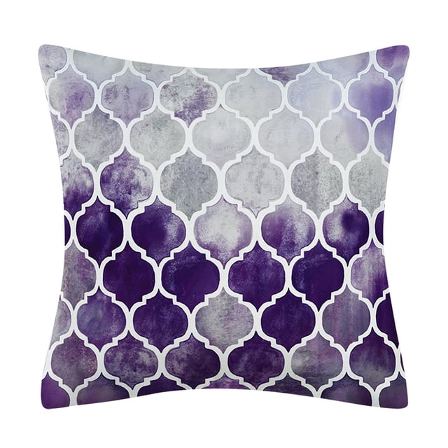 Teissuly Soft Plush Throw Pillow Cases, Home Decor Sofa Waist Cushion Cover Teissuly WER202310168819