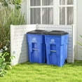 thumbnail image 4 of Costway 2 PCS 48" L x 46" H Air Conditioner Fence Outdoor Privacy Fence Screen White, 4 of 8