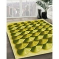 thumbnail image 2 of Ahgly Company Indoor Round Patterned Olive Green Area Rugs, 8' Round, 2 of 6