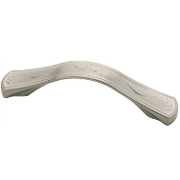 Satin Nickel Pull - Vignette Design - 3"/96mm (P17890)