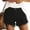 *Black, variant on ClodeEU Women's Distressed Denim Shorts ,Trendy Casual Summer Jean Shorts Black,Womens Plus XXXL