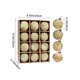 thumbnail image 3 of 8CM Flocked Christmas Balls Hanging Balls Glitter Plastic Balls Christmas Tree Ornament Set Of Twelve, 3 of 6