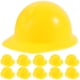thumbnail image 5 of 10 mini cascos de construcción realistas, modelo de casco pequeño, decoración para muñecas., 5 of 7