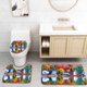 thumbnail image 1 of Juego de alfombras de baño ABPHQTO Otoño en Barrio Bostons Brighton 3 piezas, 1 of 2