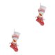 thumbnail image 4 of Naiovety Medias navideñas no tejidas de gran capacidad, Adorable hogar, oficina, vacaciones, decoración de árbol de Navidad, bolsa de regalo, muñeco Muñeco de nieve 2piezas Naiovety CBP443556, 4 of 5