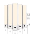 thumbnail image 1 of EZVALO 5-Pack Under Cabinet Lighting, 2400mAh Motion Sensor Light, LED Closet Lights Wireless, 2700K Dimmable, Timer, Magnetic, w, 1 of 8