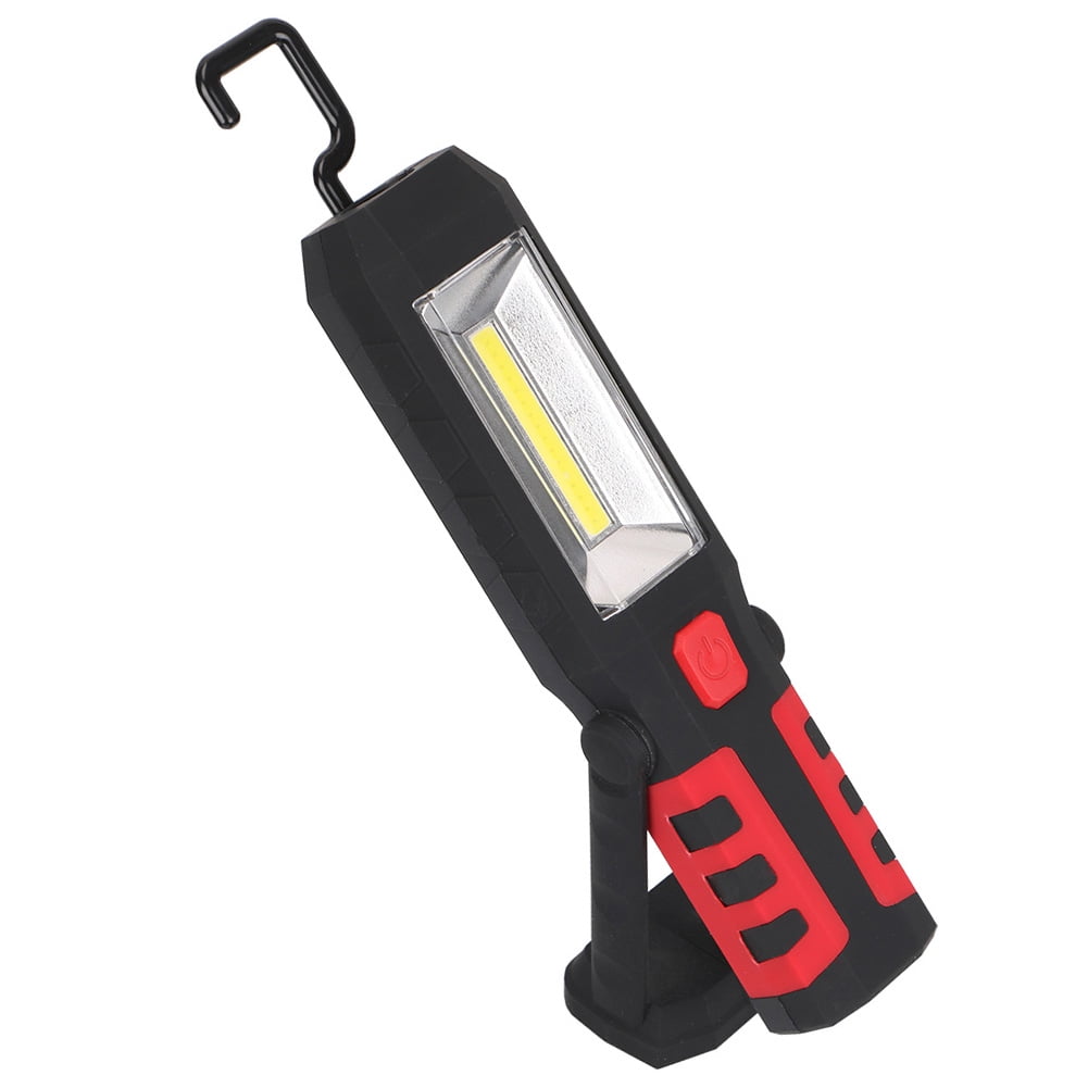 COB LED Rechargeable Work Light Magnet Flashlight with Hook Folding Torch Lamp 