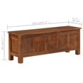 thumbnail image 3 of Caja de Almacenamiento vidaXL de Madera de Mango 110x30x40 cm, 3 of 9