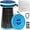 Blue, variant on 2025 Upgraded XXL Collapsilbe Stool with Cushion,More Sturdy and Height 19.7“,D11.8”,Portable and Lightweight Adjustable Telescoping Stool for Camping Hiking BBQ Max Loading 1000Ibs