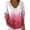 110ZA-Hot Pink, variant on oqasdz Sweatshirts for Women Long Sleeve V Neck with Shoulder Drop Neckline Featuring Digital Print Design Comfort Cozy Casual Outdoor