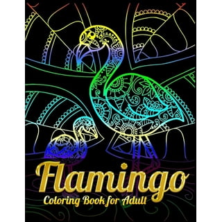 Flamingo Coloring Book for Adults: Best Adult Coloring Book with