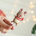 thumbnail image 6 of YIMWNYI Christmas Cake Topper, 3D Cake Decoration Plug, Santa & Reindeer & Christmas Tree, Wreath Ornament, Festive Birthday Decoration, Holiday Cake Accessory, Christmas Dessert Decor, 6 of 6