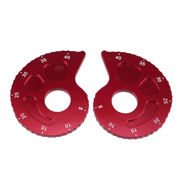 1 par de afinación de cadena CNC para SUZUKI DRZ400S DRZ400E 2000-2021, cumple con la calidad rojo Zulema Ajustador de cadena