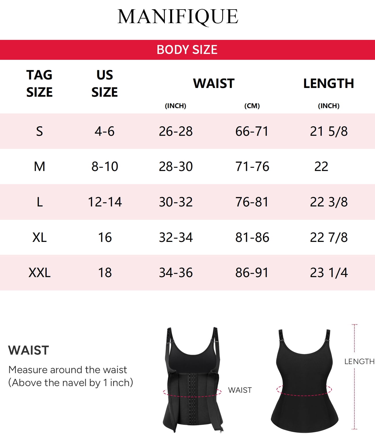 Waist Trainer for Women Corset Tops Tummy Control Shapewear Sport Girdle Workout Black Vest