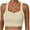 Khaki, variant on ktowifly Sports Bras for Women Yoga Racerback Sports Bras Comfortable Breathable Bralette Seamless Gym Tops