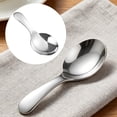 thumbnail image 2 of Stainless Steel Mini Spoon Short Handle,Small Round Mini Scoop for Canisters,Condiment Tea Coffee Scoop Kitchen Tools Suitable For Dessert Tea Coffee Cake Sugar Ice Cream Coffee Tea Spoon, 2 of 5