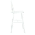 thumbnail image 2 of SAFAVIEH Beaufort Solid Spindle Back Bar Stool with Footrest, White, 2 of 14