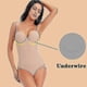 thumbnail image 2 of Underwire White Bodysuit Women Shapers Stretch Solid Color Silky Underwear Bodysuits Pink, 2 of 5