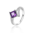 thumbnail image 3 of Amethyst Star Solitaire Ring, 3 of 9