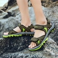 thumbnail image 7 of LUOGENLI Male Sandals For Men Size 11 With Adjustable Front Men Shoes Beach Shoes Summer Sandals Two Way Outdoor Sports Sandals And Slippers Sandals For Men Size 9.5 Slippers For Men Wide 42, 7 of 7
