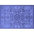 thumbnail image 1 of Ahgly Company Machine Washable Indoor Rectangle Oriental Blue Industrial Area Rugs, 4' x 6', 1 of 4