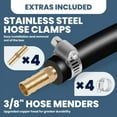 thumbnail image 2 of Heavy Duty 100ft Aeration Hose, Weighted PVC Tubing for Underwater Installation, Universal Hose for Aerators, Fountains, and Aquaculture Systems, 2 of 8