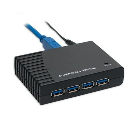 4PORT USB 3.0 HUB UP TO 5GBPS DATA TRANSFER/HOT-SWAP