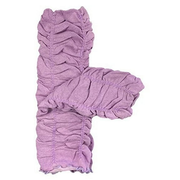 ALLYDREW Ruffle Leg Warmers for Toddler, Lavender