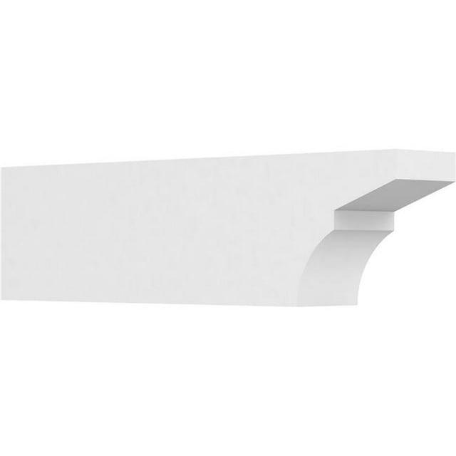 Ekena Millwork RFTP05X08X30MON 8 x 5 x 30 in. Standard Monterey Architectural Grade PVC Rafter Tail