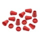 thumbnail image 3 of 10 piezas de tope de cordón con cierre de tapa y hebilla de cordón para decoración de ropa Rojo, 3 of 9