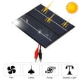 thumbnail image 2 of Labymos 2W 12V Solar Panel with Clips Polycrystalline Silicon Solar Cell DIY Waterproof Camping Portable, 2 of 8