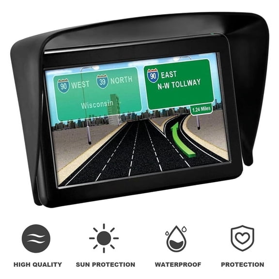 Sun Shade Shield Glare Visor For 7 inch Car Vehicle GPS Navigator Monitor