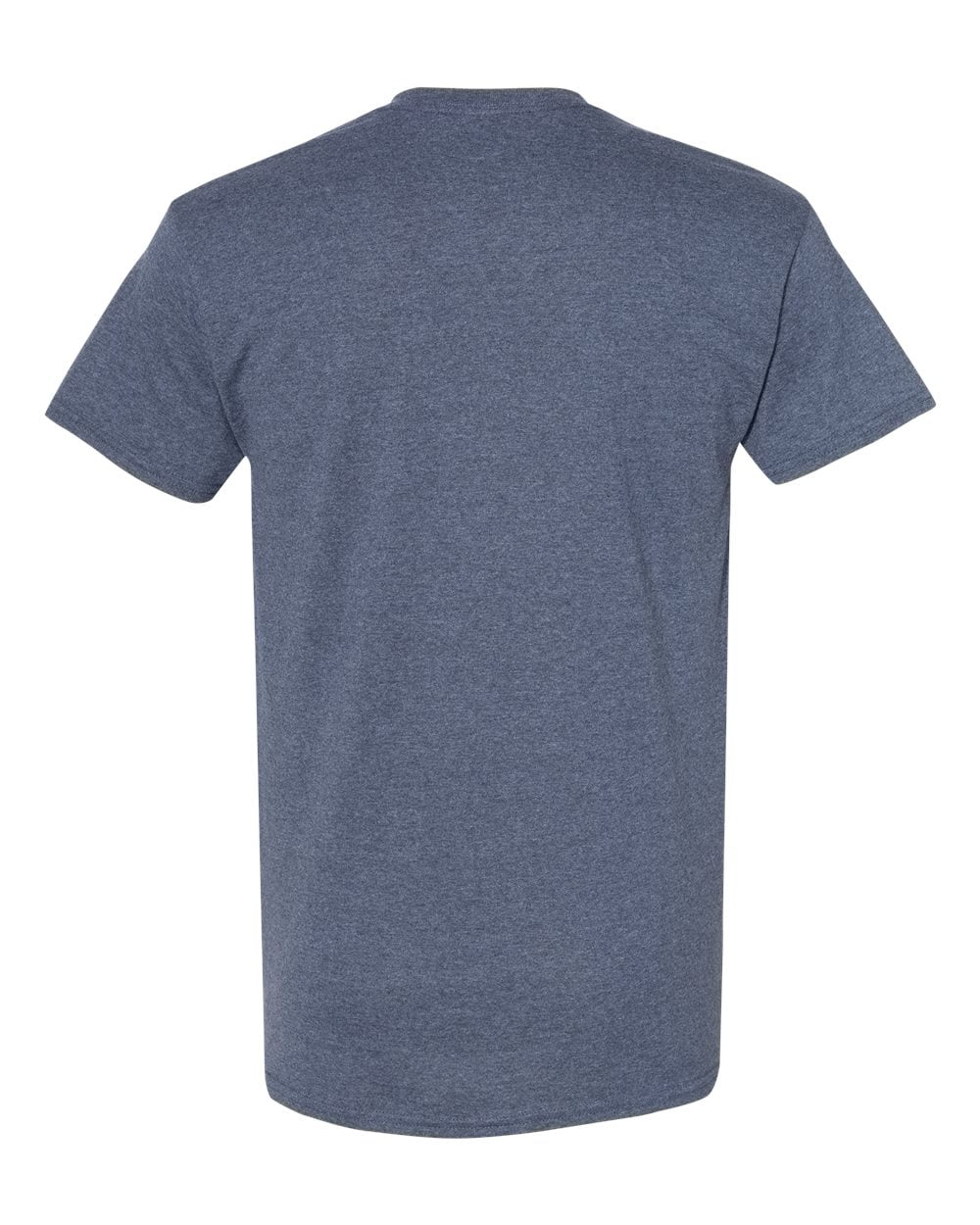 Men Heavy Cotton Multi Colors T-Shirt Color Heather Navy 4X-Large Size