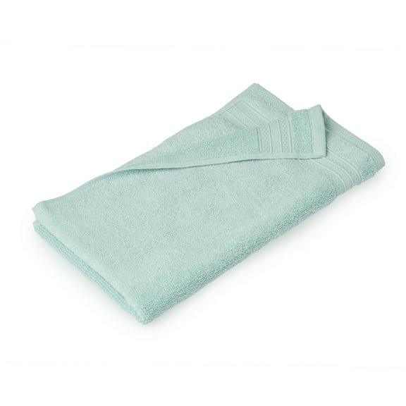 hometrends Solid 100% Cotton Hand Towel, 1 Piece, 550 GSM, Highly Absorbent & Soft Bathroom Hand Towel, Light Teal