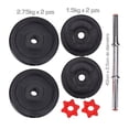 thumbnail image 3 of Set de mancuernas de vinil Athletic Works de 20Lb WMW-779D, 3 of 4